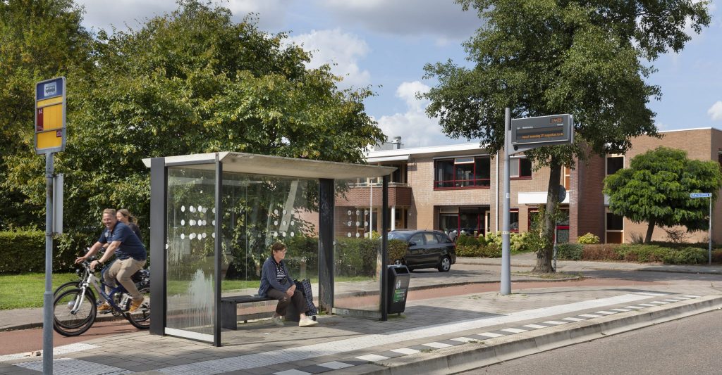 In een woonwijk, met het centrum op loopafstand.