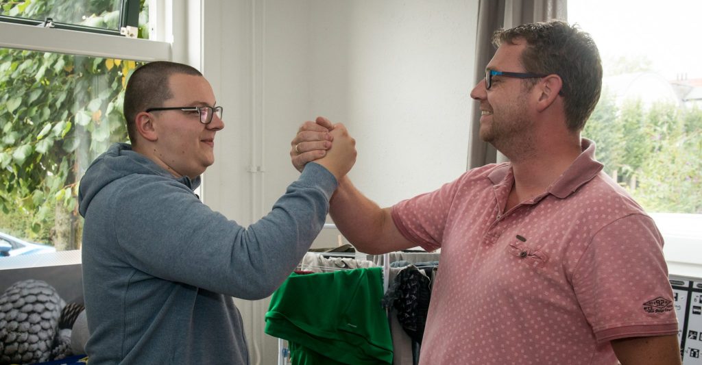 Iedere bewoner heeft een persoonlijk begeleider.