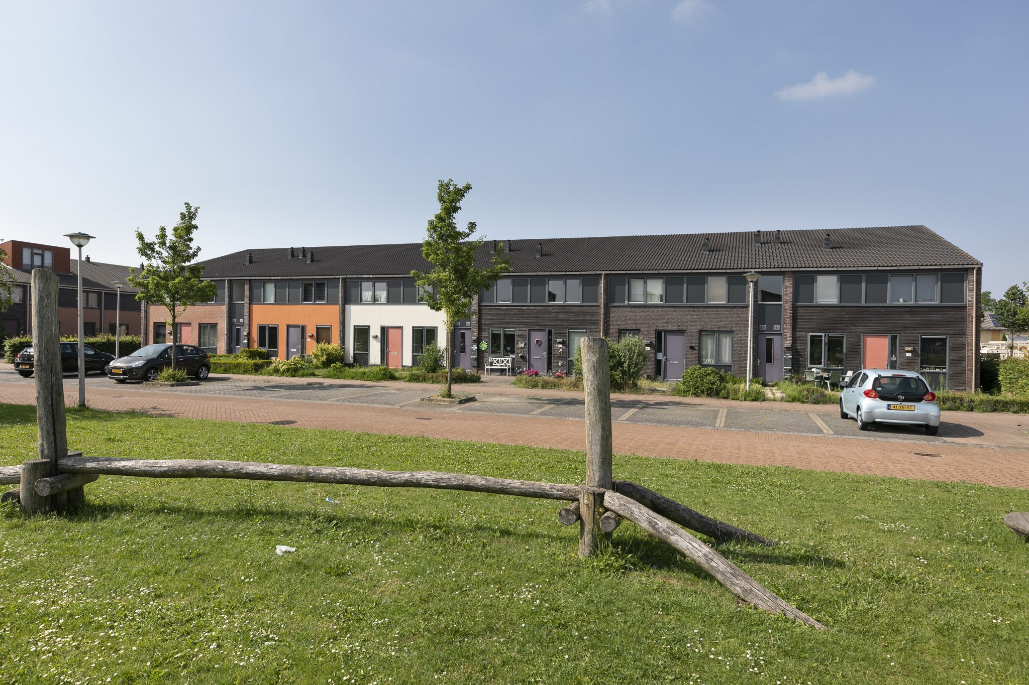 In een rustige woonwijk in een nieuw gedeelte van Barendrecht